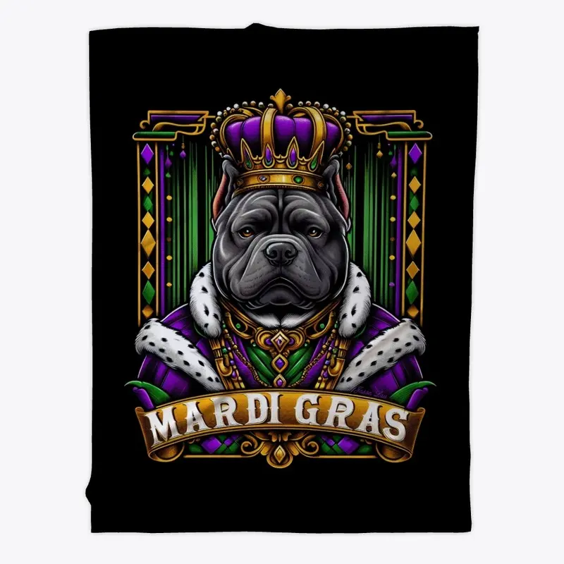 American Bully Mardi Gras