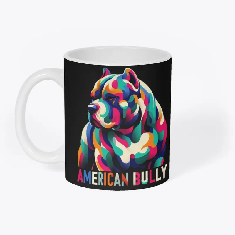 Colorful American Bully