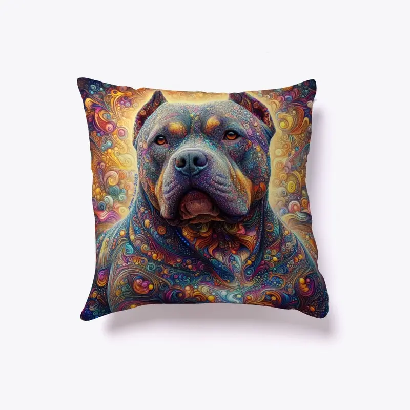 Intricate American Bully Art