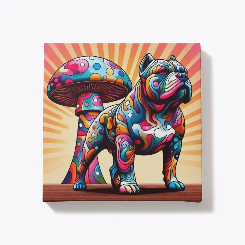 Psychedelic American Bully