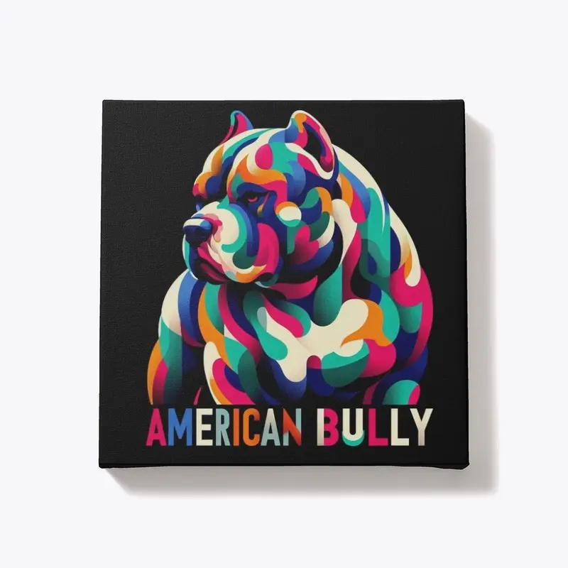 Colorful American Bully