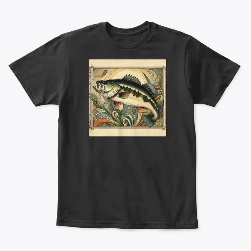 Vintage Bass Fish